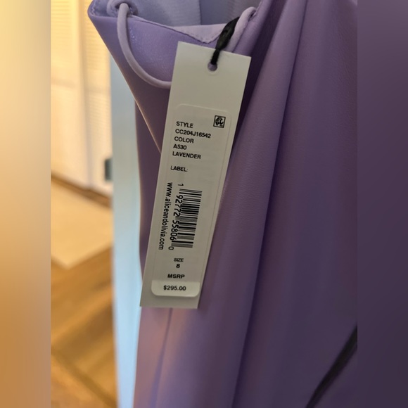 Beautiful brand leather mini dress Size 8 - Picture 2 of 4